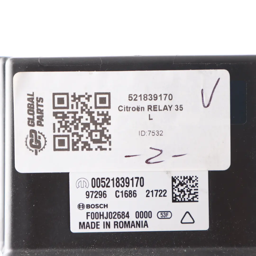 Citroen Relay III Parking Sensor Control Module Unit 521839170