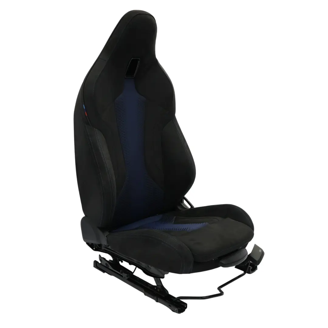 BMW F40 M Sport Seat Front Left N/S Interior Heated Trigon Alcantara Black 