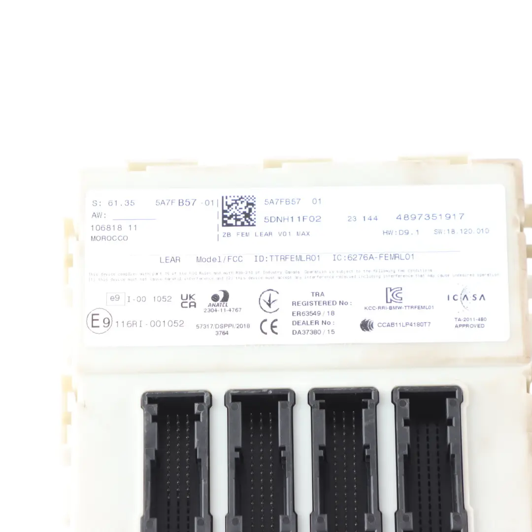 FEM Module BMW F20 F21 F30 F31 F36 Front Electric Control Unit 5A7FB57