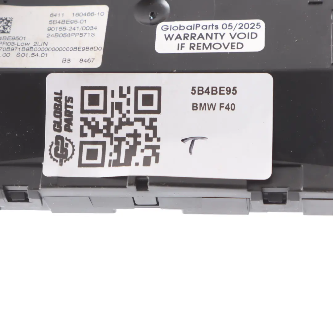 BMW F40 Climate Control Unit Module 5B4BE95 6411160466