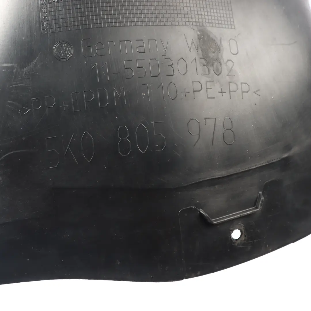 Volkswagen VW Golf Mk6 Wheel Arch Liner Splash Guard Front Right O/S 5K0805978