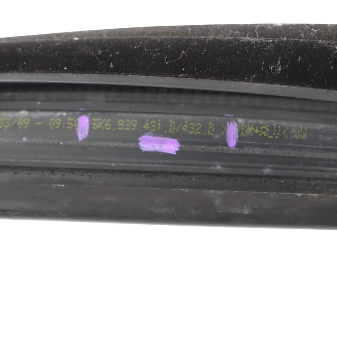 Volkswagen Golf 6 Window Seal Door Rear Left N/S Sealing Gasket 5K6839431E