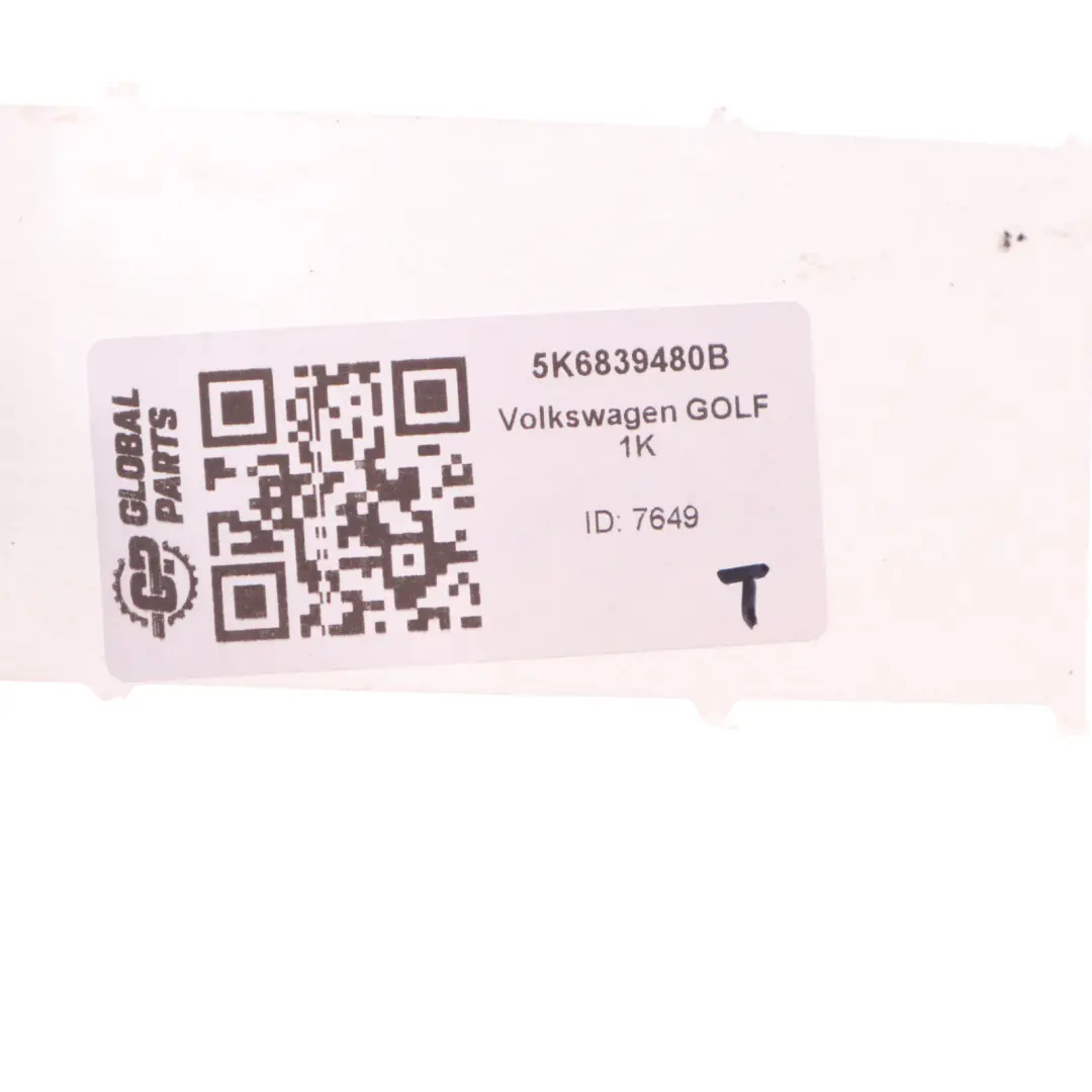 VW Volkswagen Golf Mk5 Front Inner Window Aperture Seal Right O/S 5K6839480B