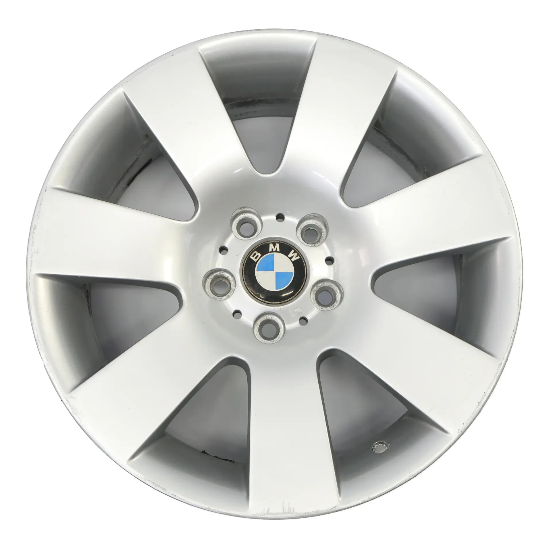 BMW E60 E61 Silver Alloy Wheel Rim 18" Star Spoke 123 8J ET:20 6760616