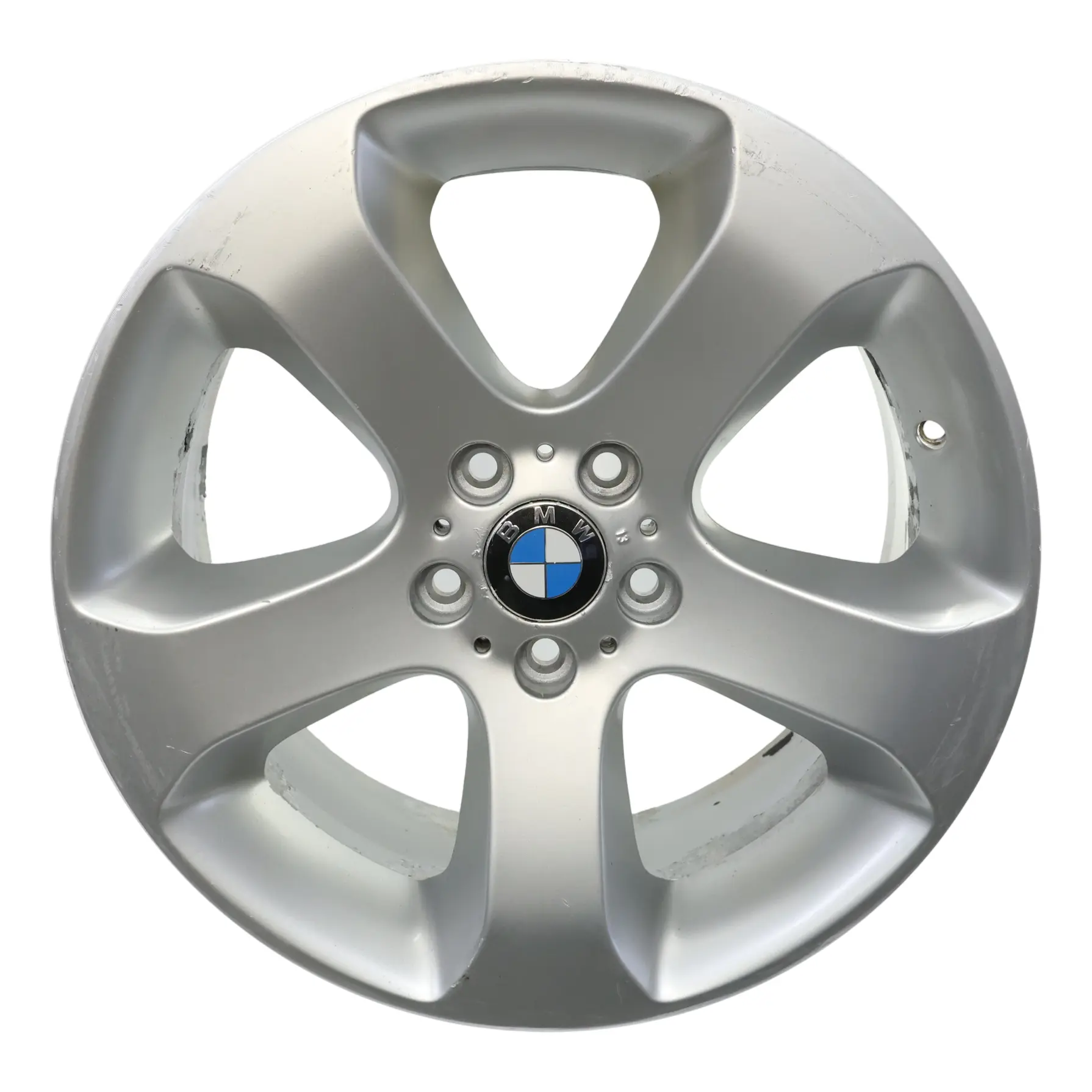 BMW X5 Serie E53 Cerchio Anteriore Lega Argento 19" Raggi Stellari 132 9J ET:48