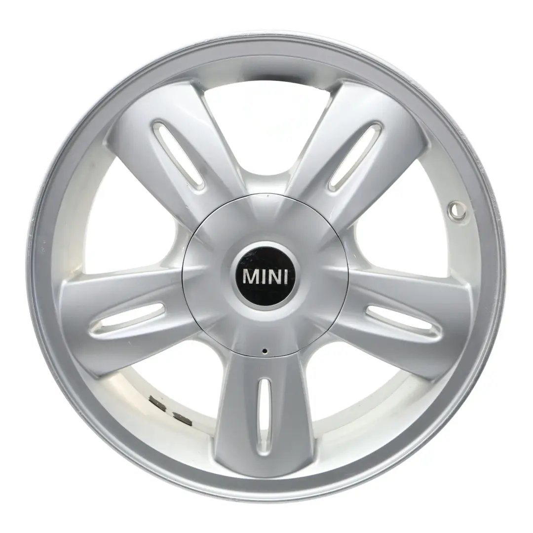 Mini One R50 R52 Silver Wheel Alloy Rim 15" 5,5J ET:45 Star Rocket 93 6763295