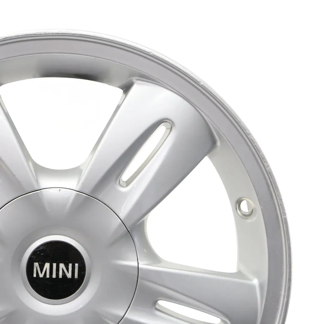 Mini One R50 R52 Silver Wheel Alloy Rim 15" 5,5J ET:45 Star Rocket 93 6763295