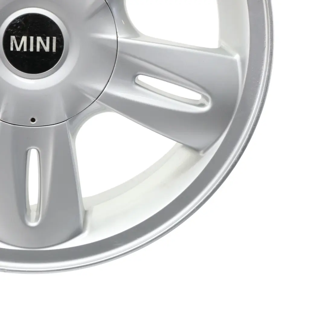 Mini One R50 R52 Silver Wheel Alloy Rim 15" 5,5J ET:45 Star Rocket 93 6763295
