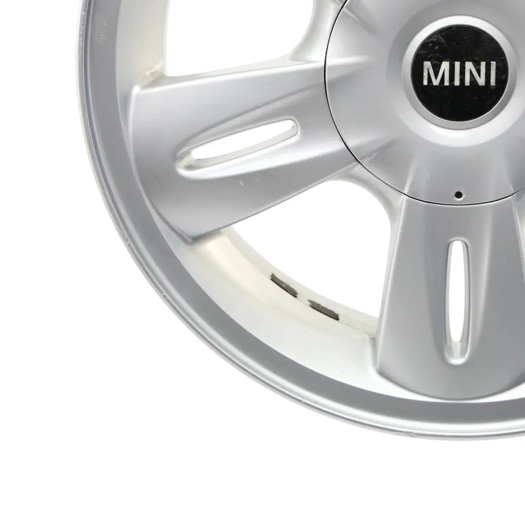 Mini One R50 R52 Silver Wheel Alloy Rim 15" 5,5J ET:45 Star Rocket 93 6763295