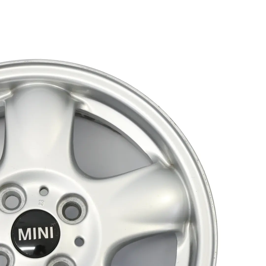 Mini Cooper One R50 R55 R56 Silver Wheel Alloy Rim 15" 5-Start Spooler 100