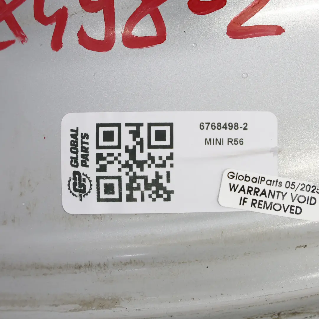 Mini Cooper R50 R56 AlluMini o Cerchione IN Lega Argento 15 " 5 Stella Spooler