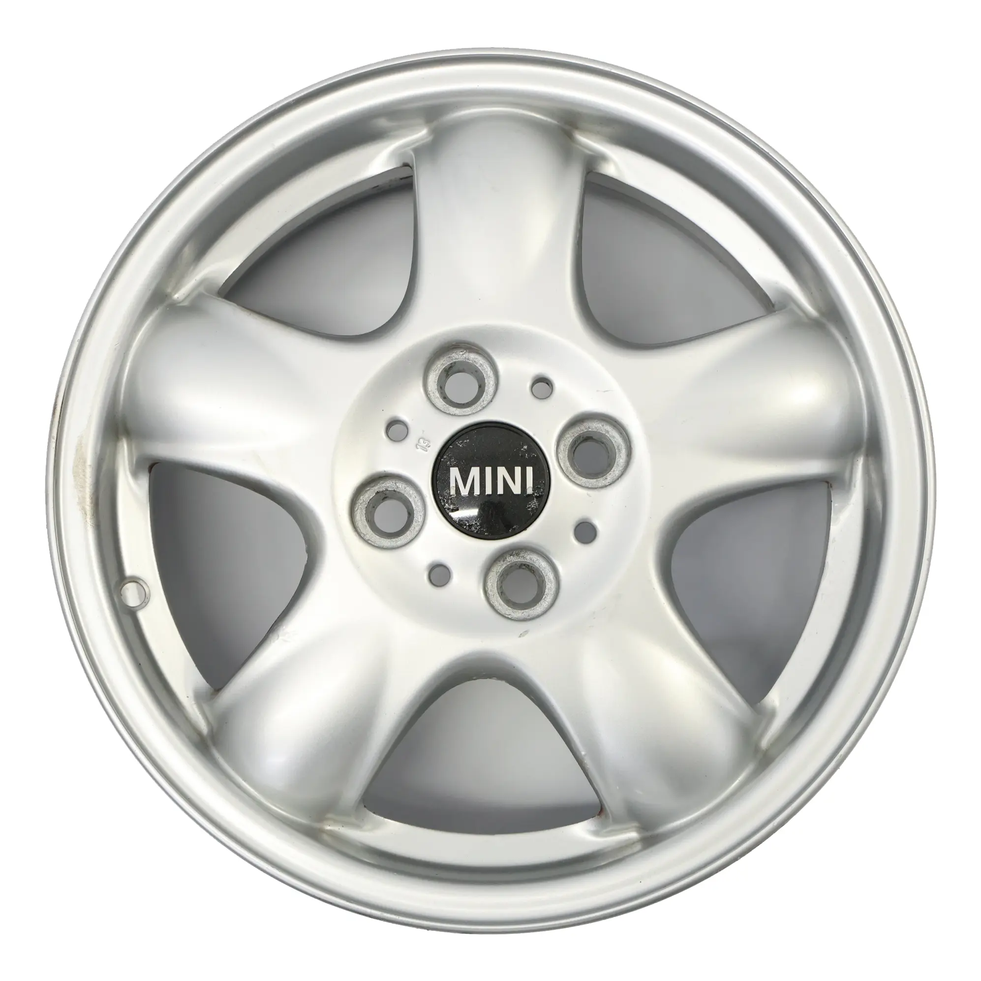 Mini Cooper R50 R56 Alu Felge Alufelge Silber 15" 5 Star Spooler 100 6768498