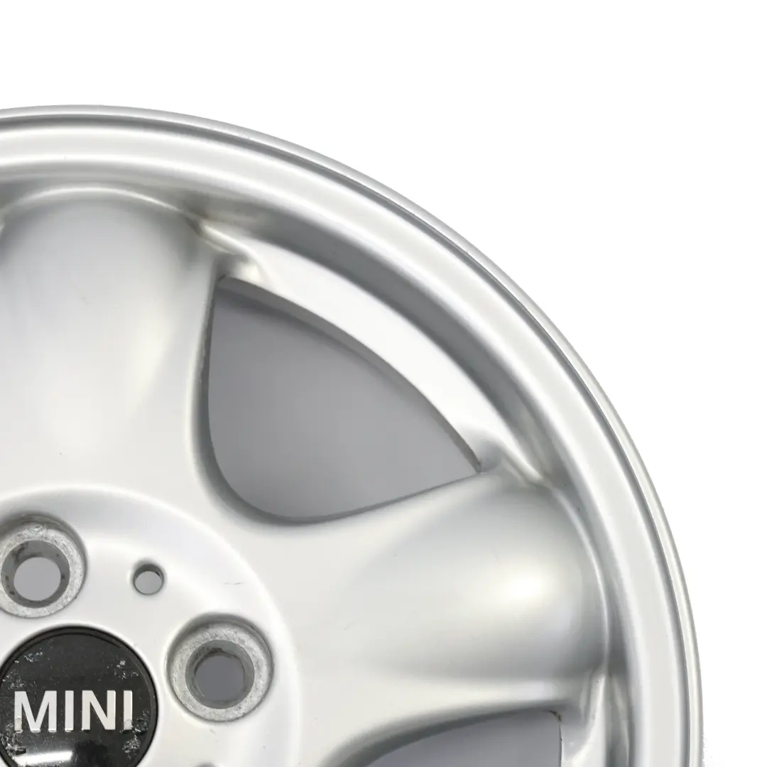 Mini Cooper R50 R56 AlluMini o Cerchione IN Lega Argento 15 " 5 Stella Spooler