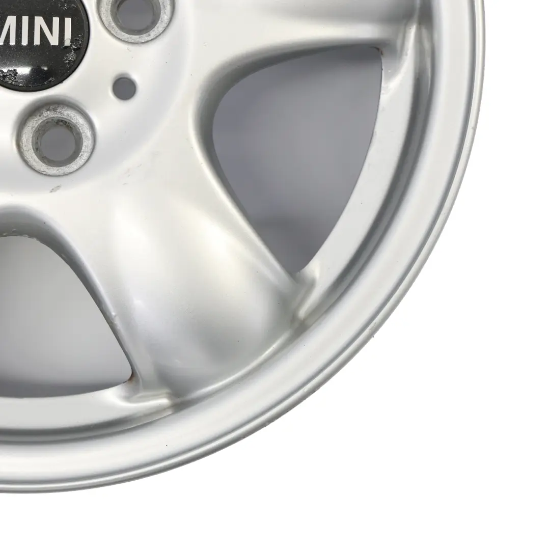 Mini Cooper R50 R56 AlluMini o Cerchione IN Lega Argento 15 " 5 Stella Spooler