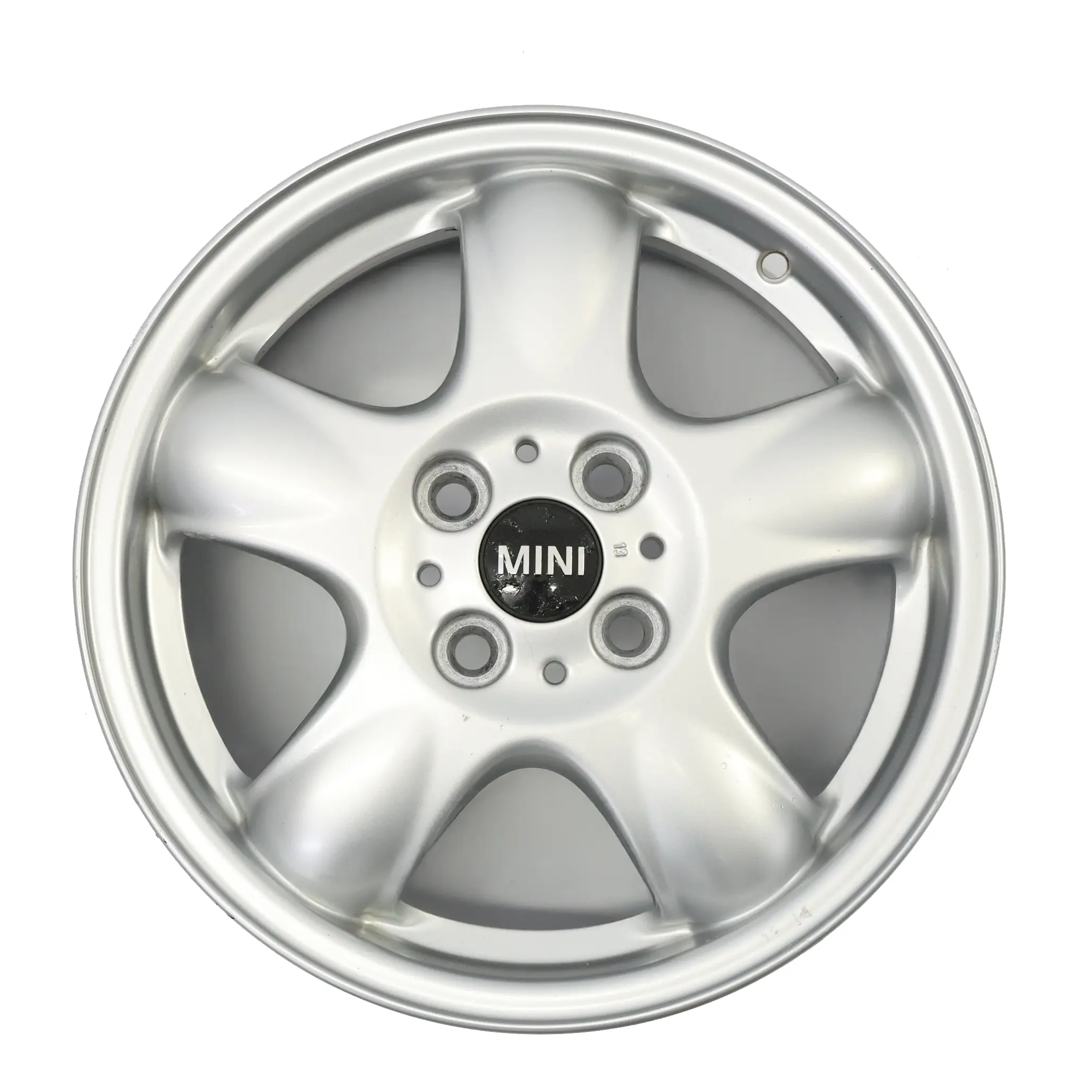 Mini Cooper One R50 R55 R56 Silver Wheel Alloy Rim 15" 5,5J 5-Start Spooler 100