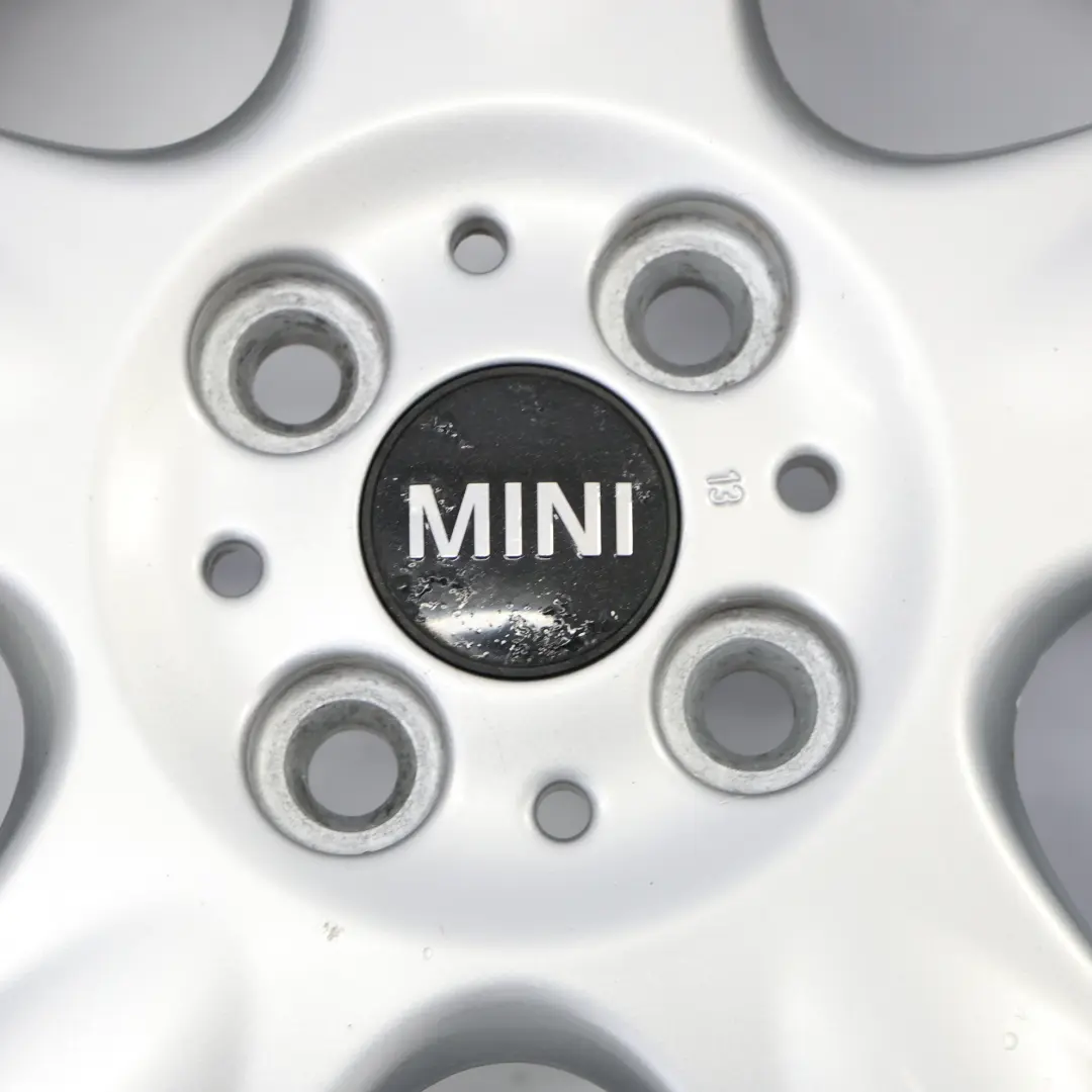 Mini Cooper One R50 R55 R56 Silver Wheel Alloy Rim 15" 5,5J 5-Start Spooler 100