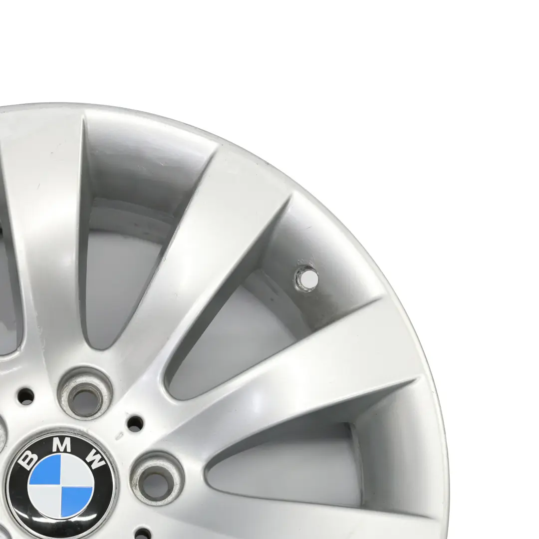 BMW E60 E61 Silver Alloy Wheel Rim 17" Radial Spoke 244 7,5J ET:20 6777347