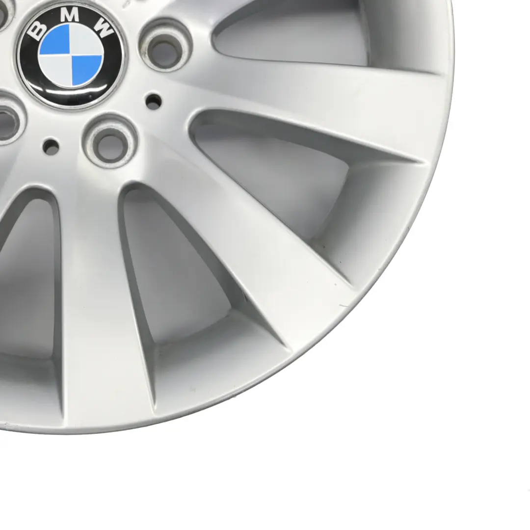 BMW E60 E61 Silver Alloy Wheel Rim 17" Radial Spoke 244 7,5J ET:20 6777347