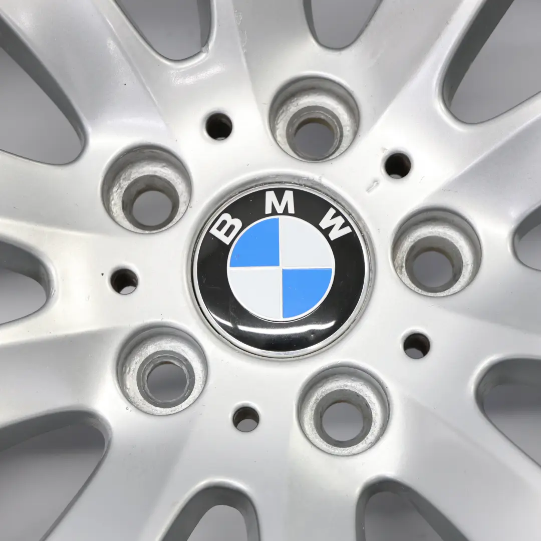 BMW E60 E61 Silver Alloy Wheel Rim 17" Radial Spoke 244 7,5J ET:20 6777347
