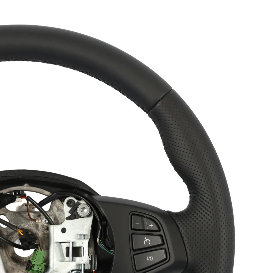 BMW X3 X5 E53 E83 NEW Black Leather Sport Steering Wheel Black Threads