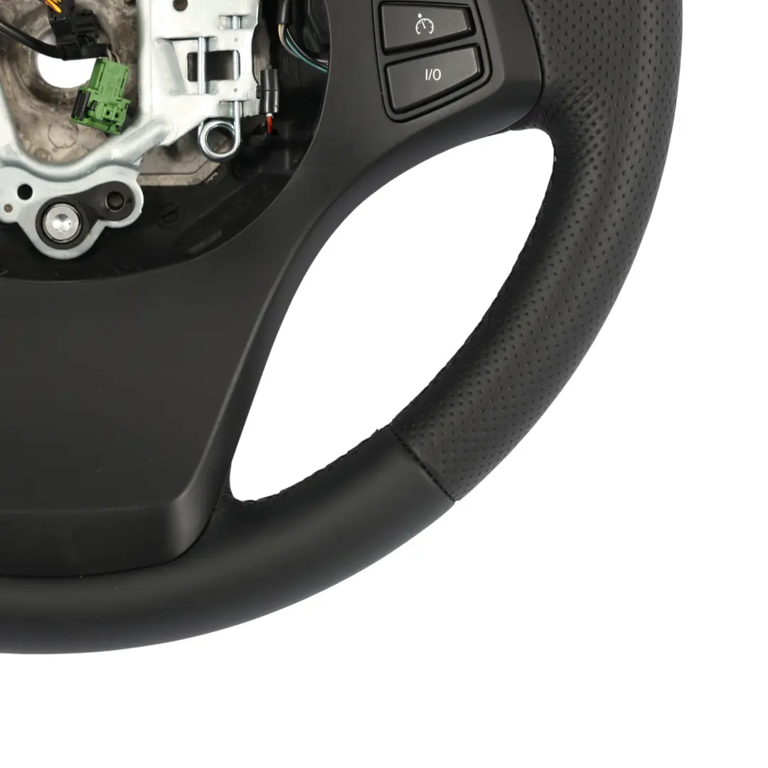 BMW X3 X5 E53 E83 NEW Black Leather Sport Steering Wheel Black Threads