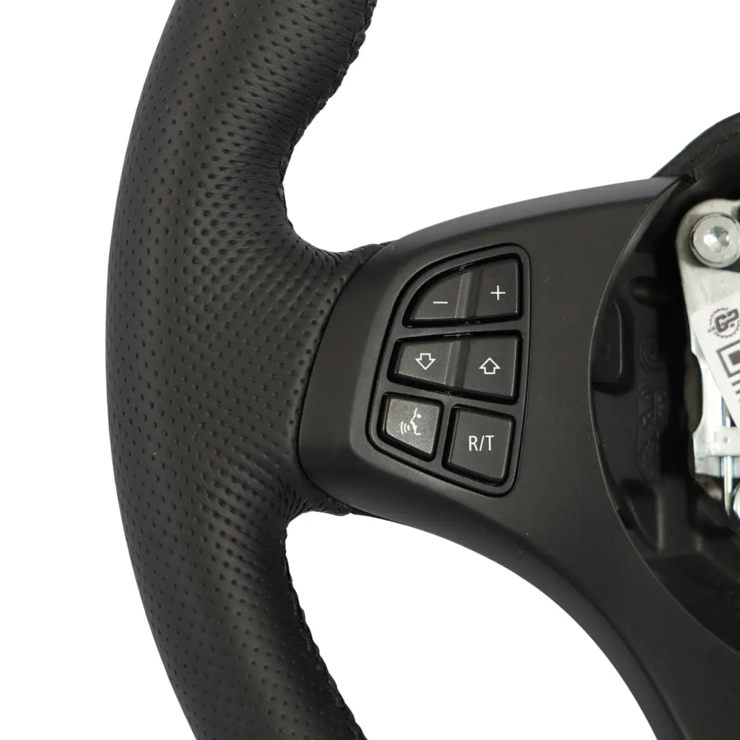 BMW X3 X5 E53 E83 NEW Black Leather Sport Steering Wheel Black Threads