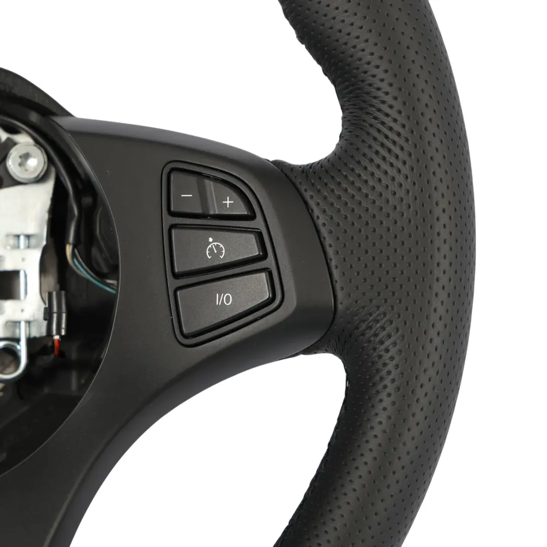 BMW X3 X5 E53 E83 NEW Black Leather Sport Steering Wheel Black Threads