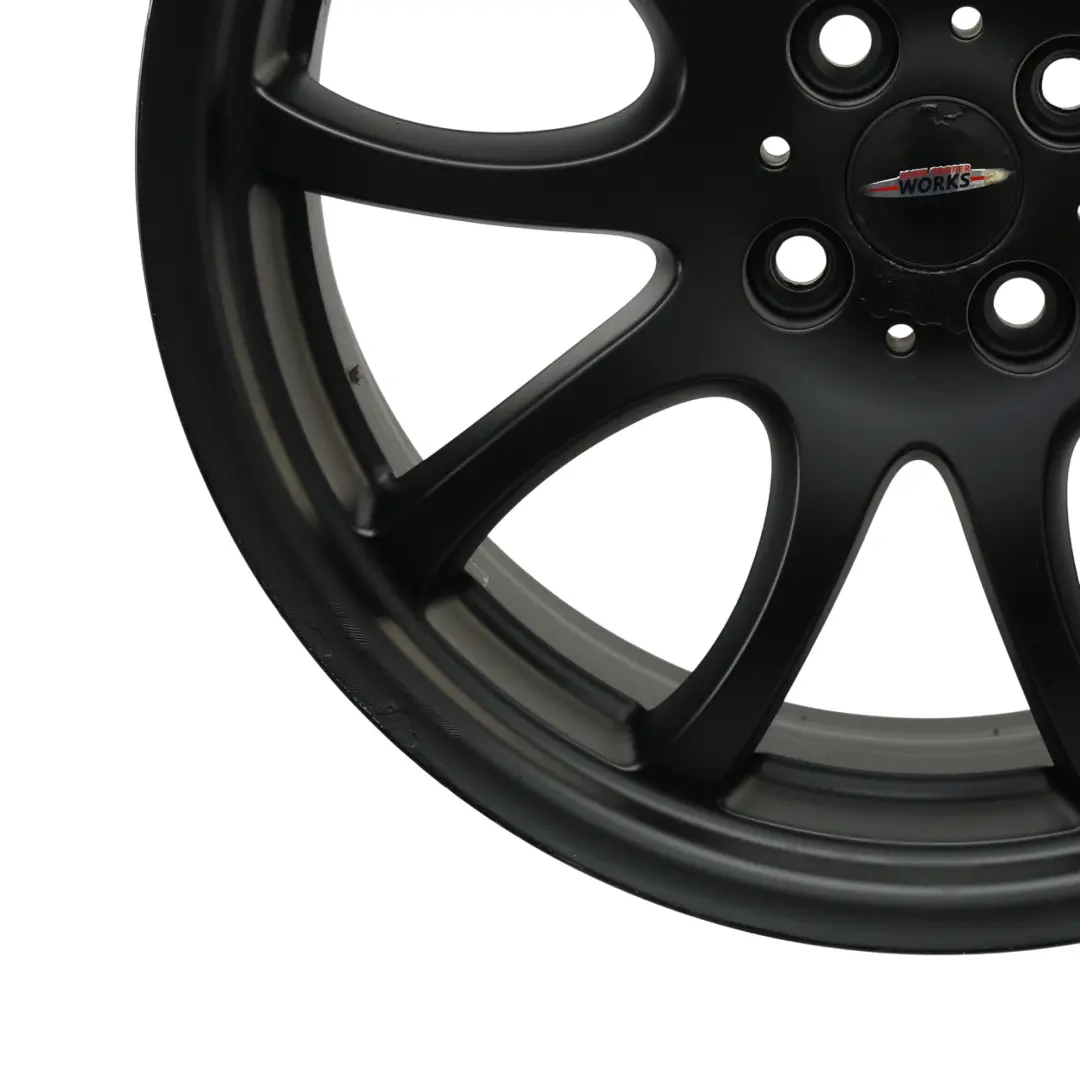 Mini R50 R56 John Cooper Works JCW Black Wheel Alloy Rim 18" Double Spoke