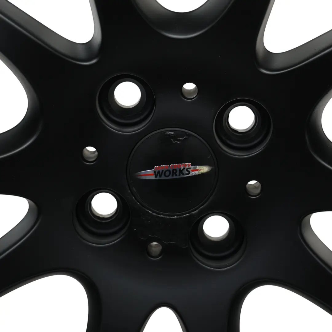 Mini R50 R56 John Cooper Works JCW Black Wheel Alloy Rim 18" Double Spoke
