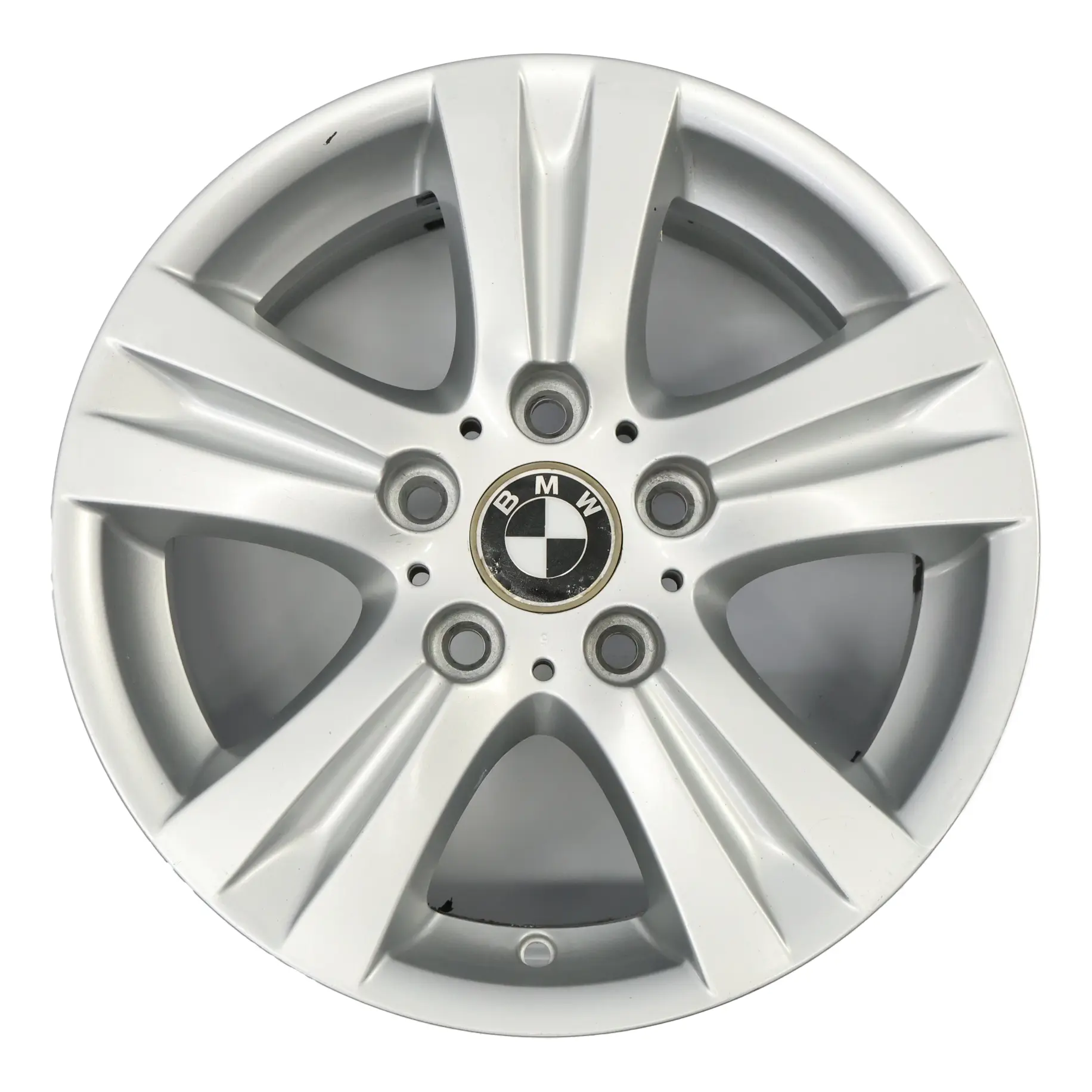 BMW E81 E87 E88 Silver Wheel Alloy Rim 16" 7J ET:44 Double Spoke 222 6779696