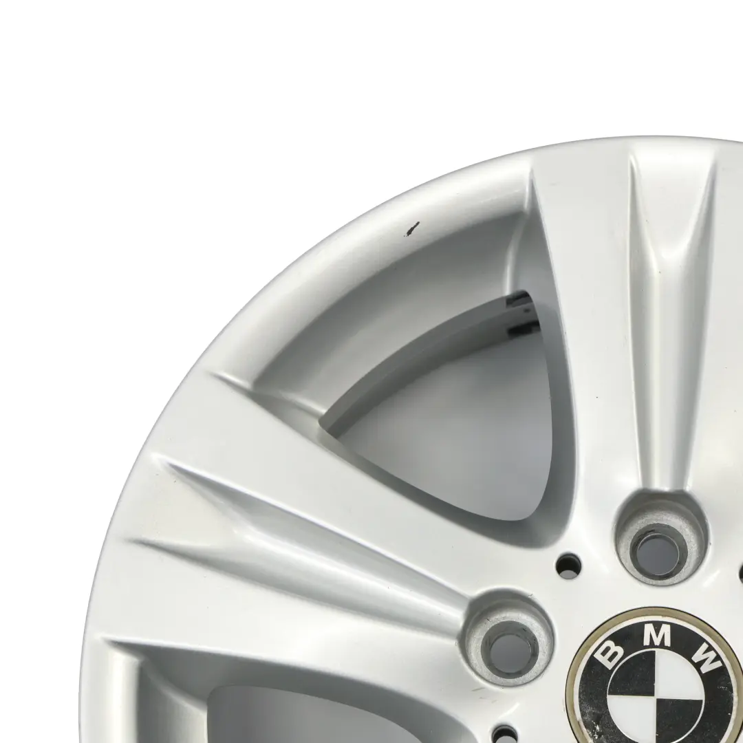 BMW E81 E87 E88 Silver Wheel Alloy Rim 16" 7J ET:44 Double Spoke 222 6779696