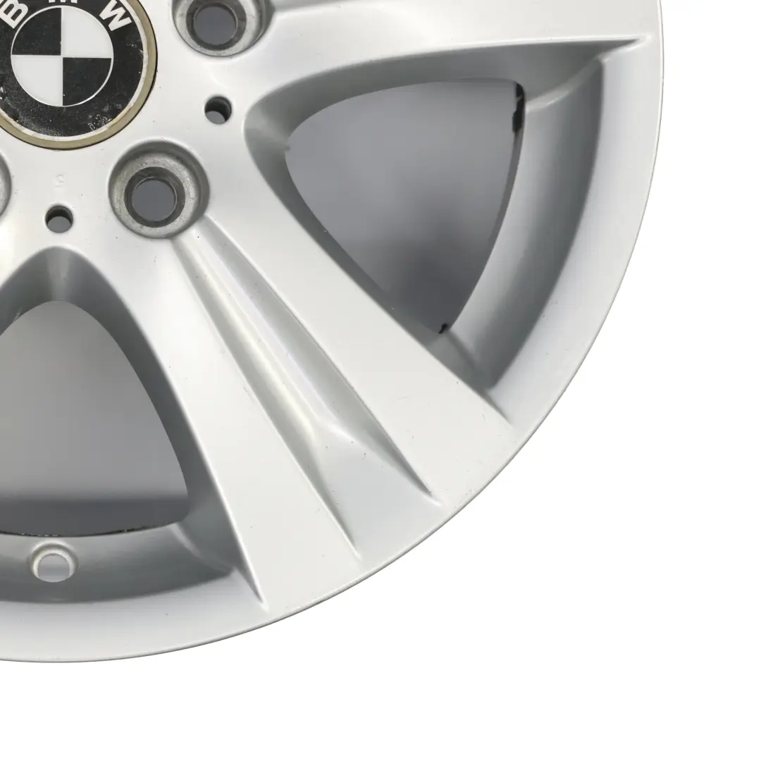 BMW E81 E87 E88 Silver Wheel Alloy Rim 16" 7J ET:44 Double Spoke 222 6779696