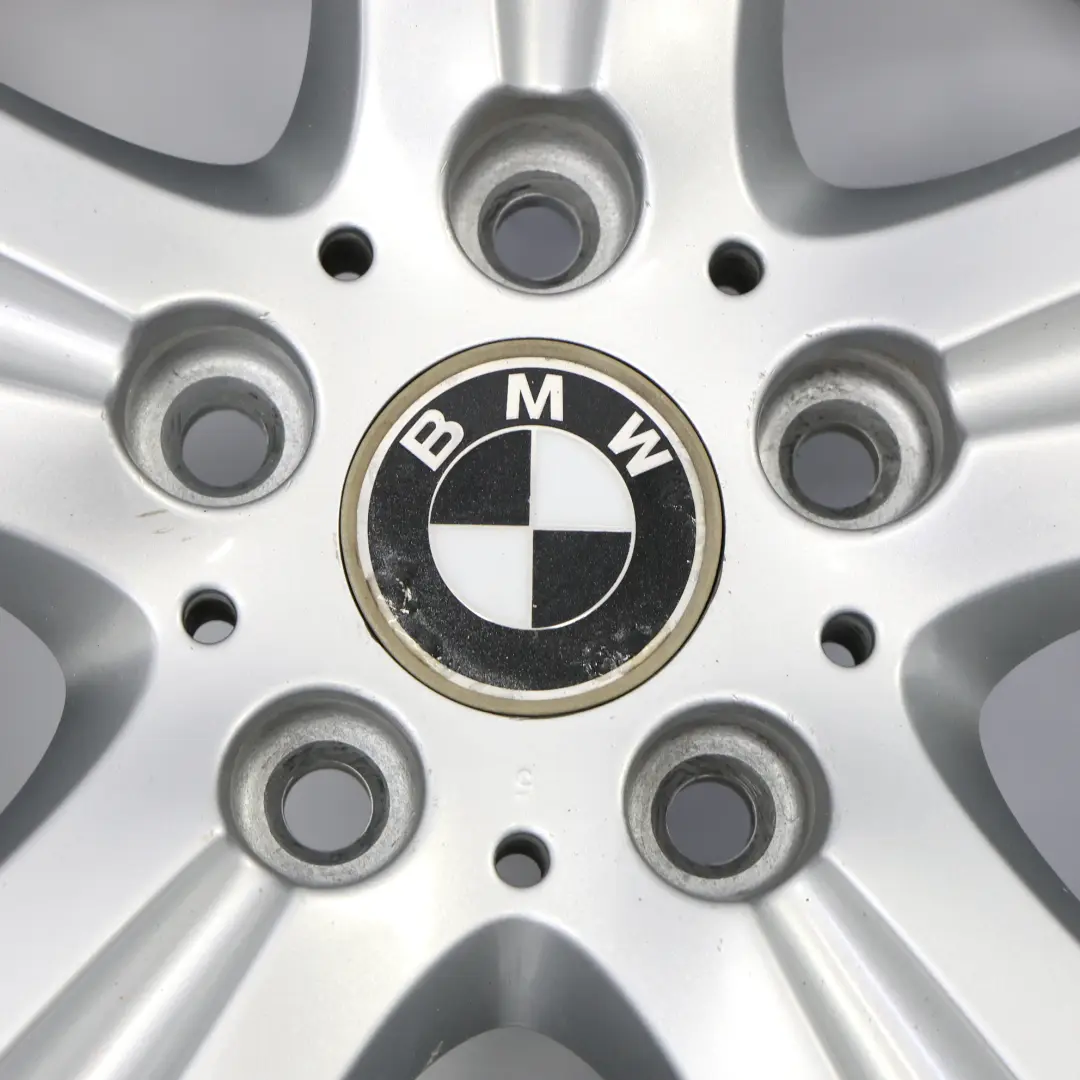 BMW E81 E87 E88 Silver Wheel Alloy Rim 16" 7J ET:44 Double Spoke 222 6779696