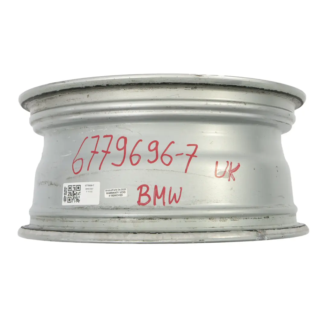 BMW E81 E87 E88 Silver Wheel Alloy Rim 16" 7J ET:44 Double Spoke 222 6779696