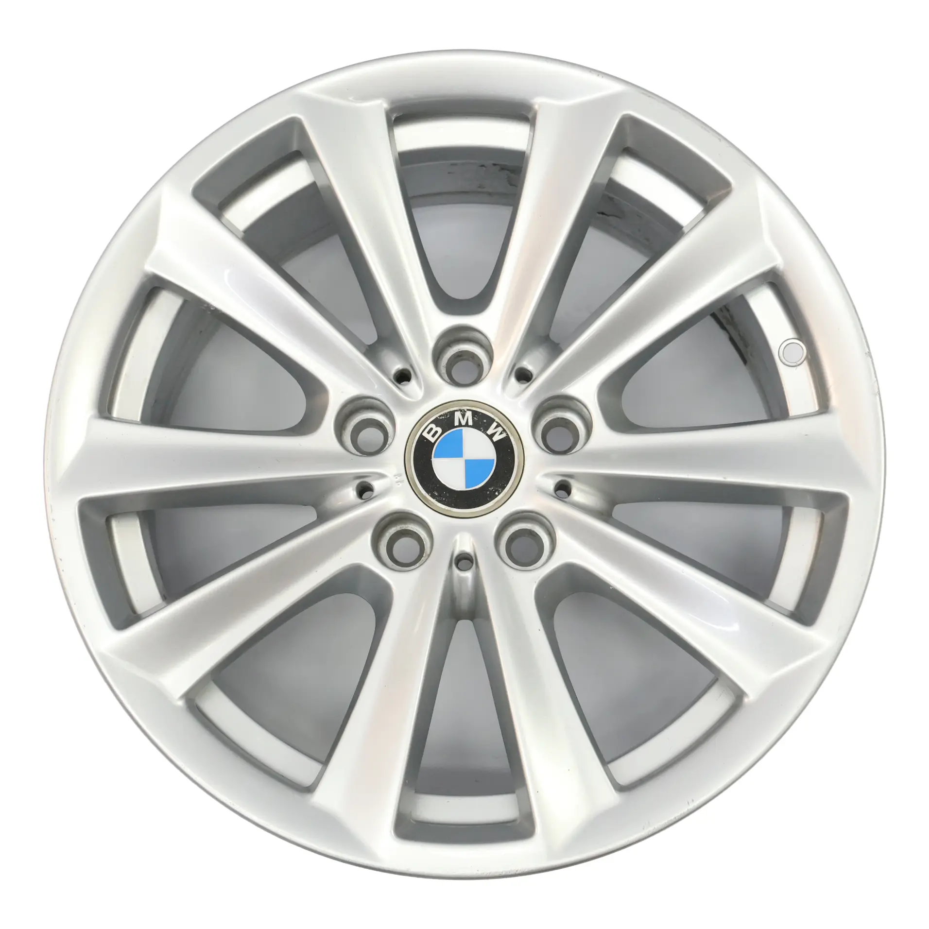 BMW F10 F11 F12 Silver Alloy Wheel Rim 17" V Spoke 236 8J ET:30 6780720