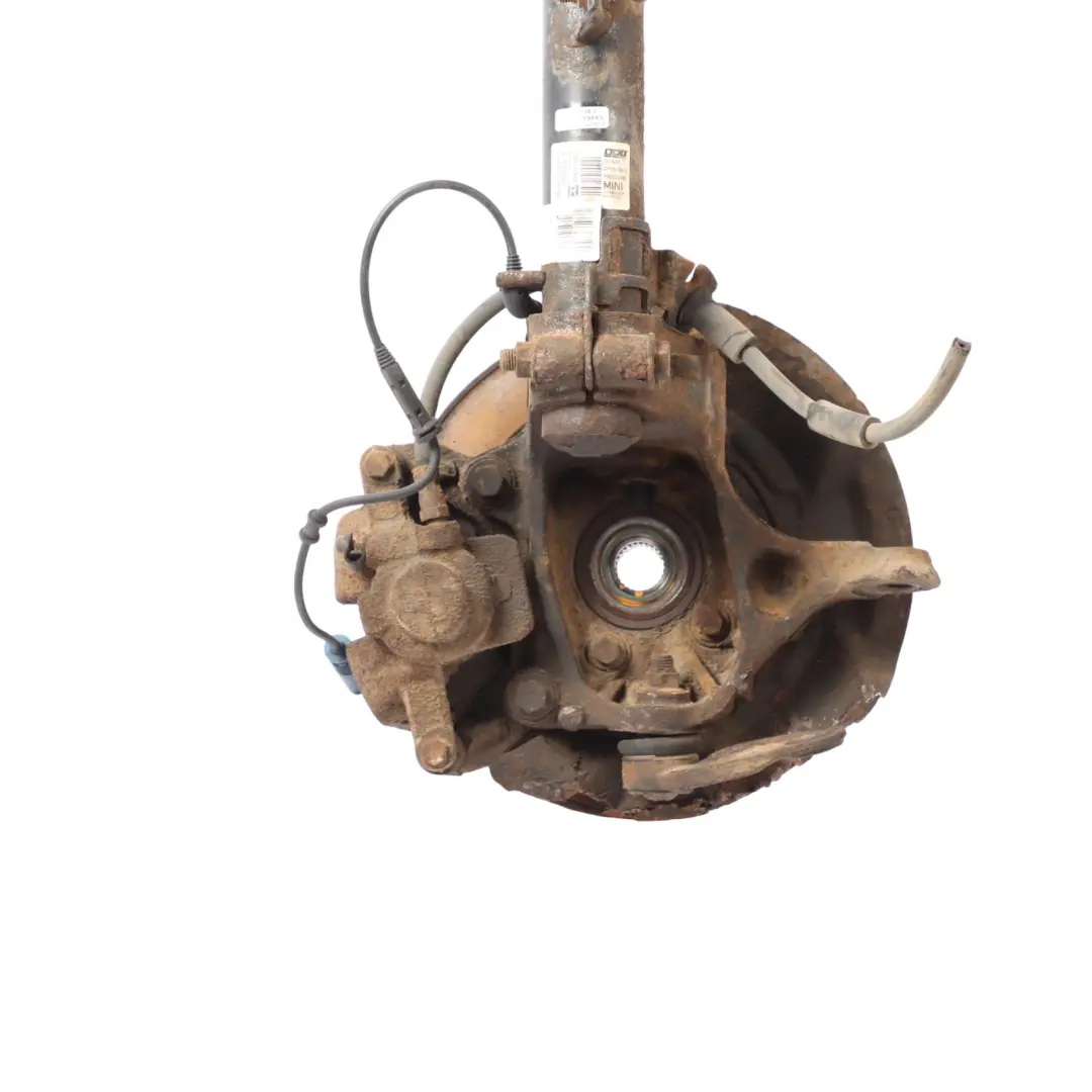 Mini R56 SD N47N anteriore destro molla puntone gamba freno sospensione Hub
