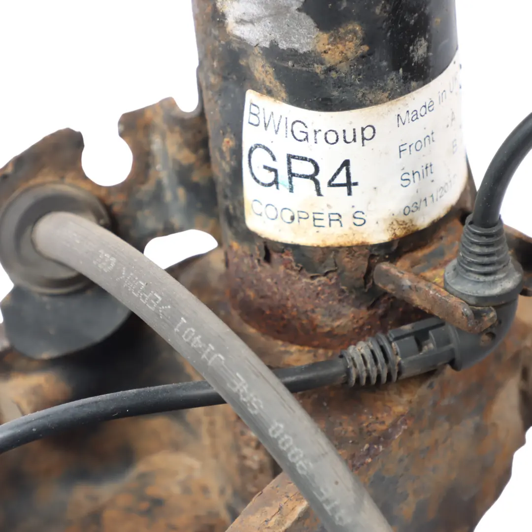 Mini R56 SD N47N anteriore destro molla puntone gamba freno sospensione Hub