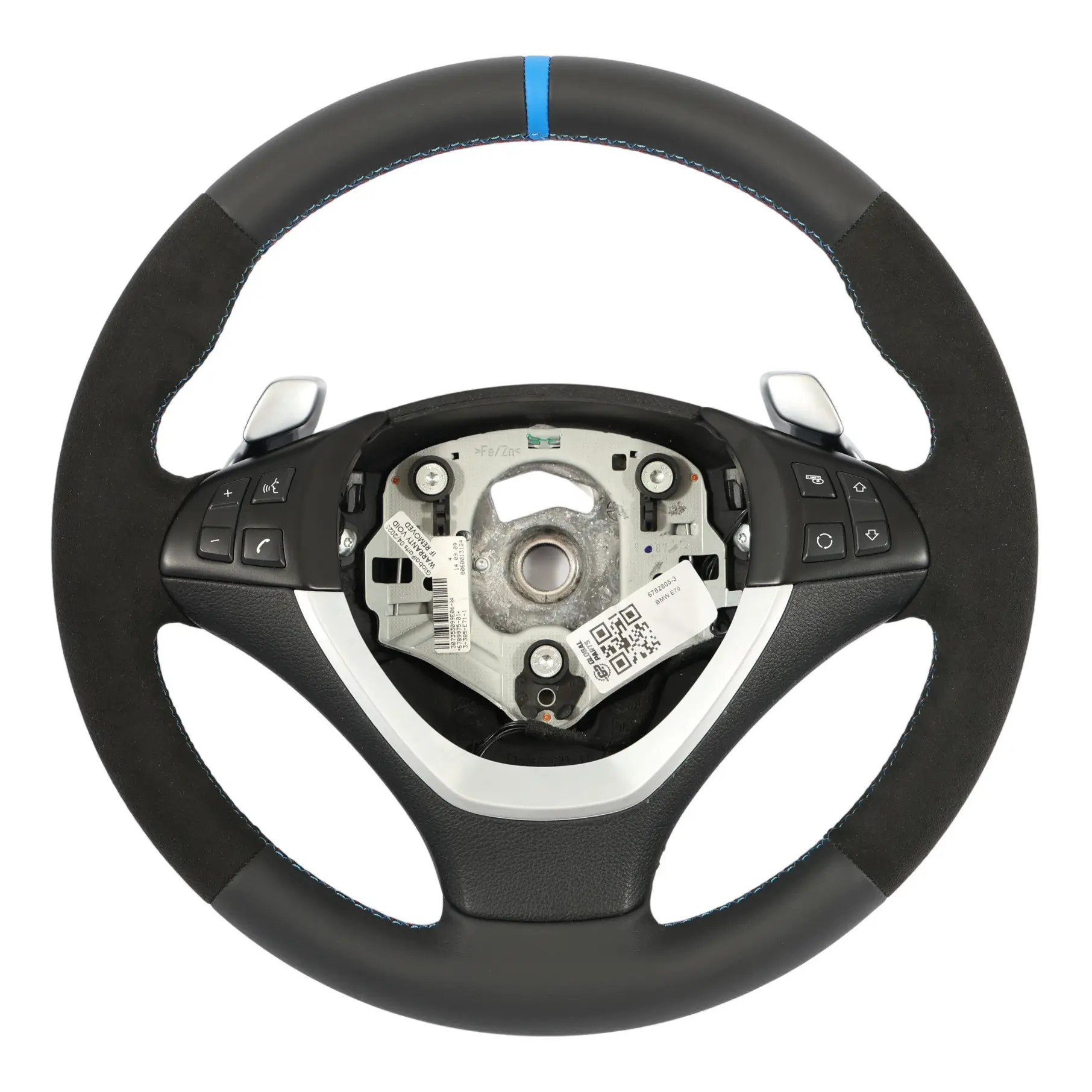 BMW X5 E70 LCI X6 E71 Steering Wheel Sport NEW Black Leather Alcantara Paddles
