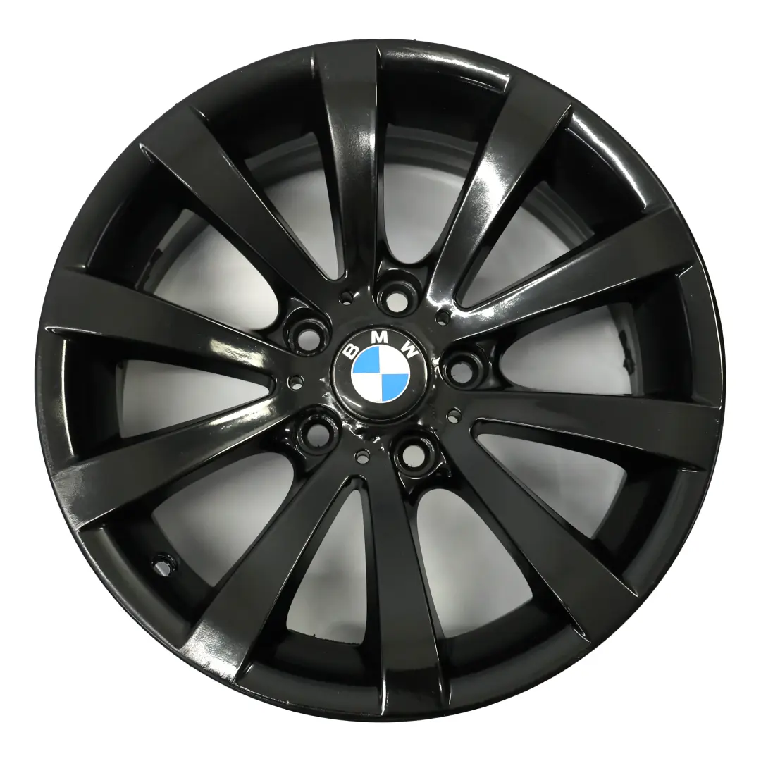 BMW E90 E91 E92 Wheel Alloy Rim Black 17" ET:34 8J V-spoke 285 6783631