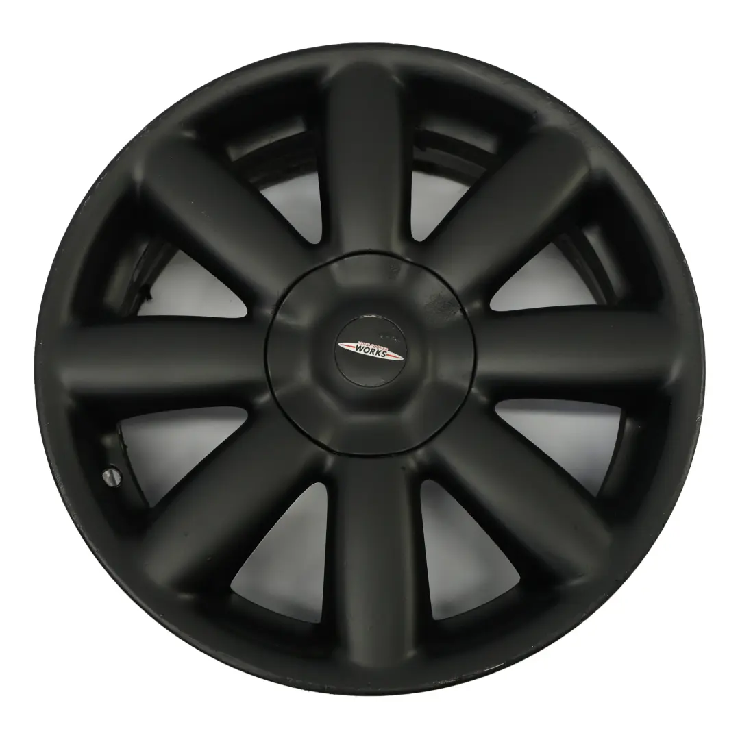 Mini Cooper R50 R55 R56 R57 Black Wheel Alloy Rim 17" 7J Crown Spoke 104 6787237