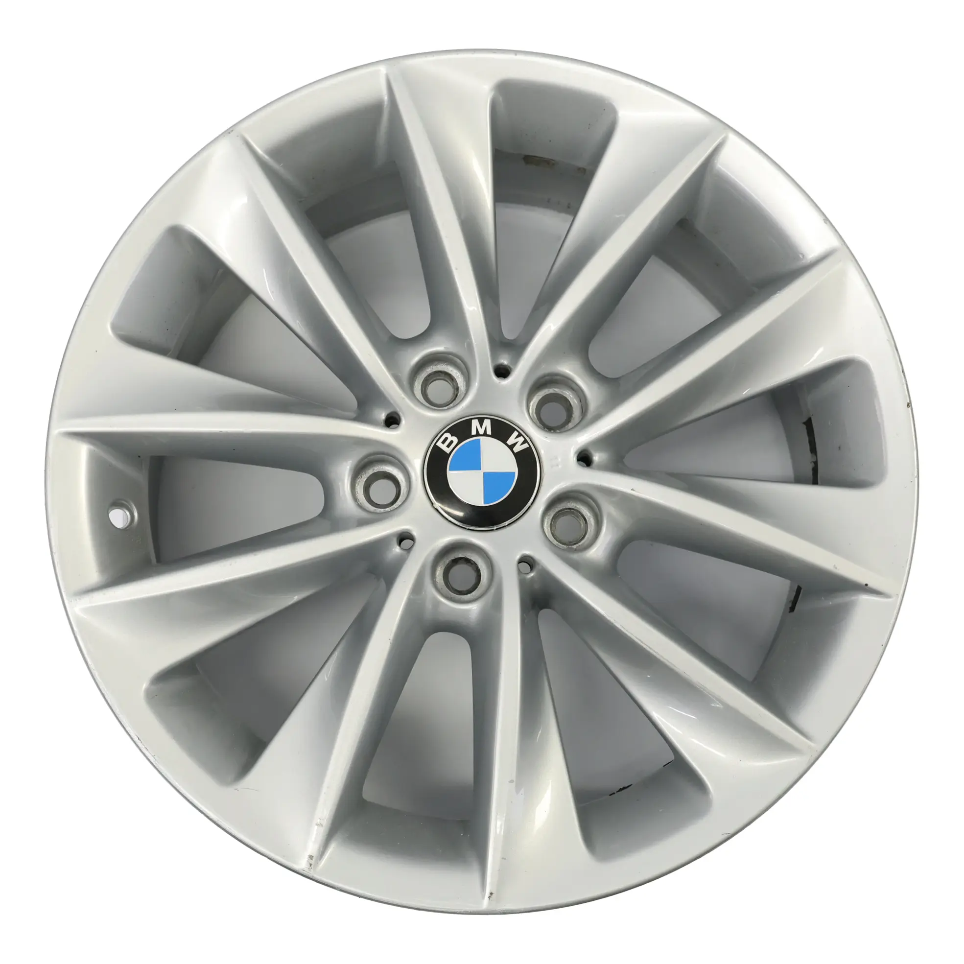 BMW F25 F26 Silver Wheel Alloy Rim 18" 8J ET:43 V Spoke 307 6787578