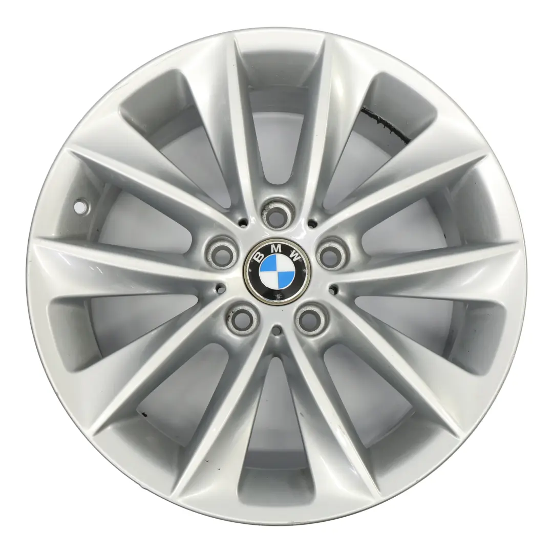 BMW X3 F25 X4 F26 Silver Wheel Alloy Rim 18" 8J ET:43 V Spoke 307 6787578