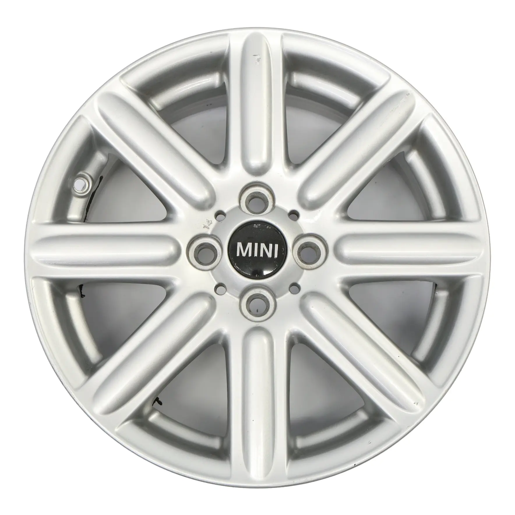 Mini Cooper R55 R56 Silver Wheel Alloy Rim 16" 6,5J ET:48 Rib Spoke 115 6791941