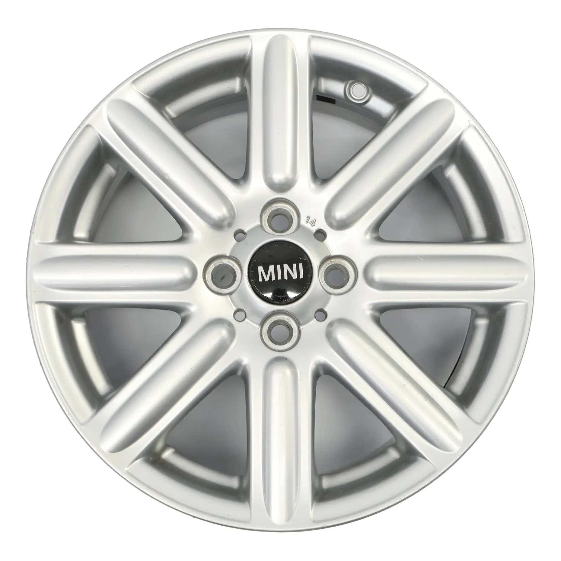 Mini Cooper R55 R56 Silver Wheel Alloy Rim 16" 6,5J ET:48 Rib Spoke 115 6791941