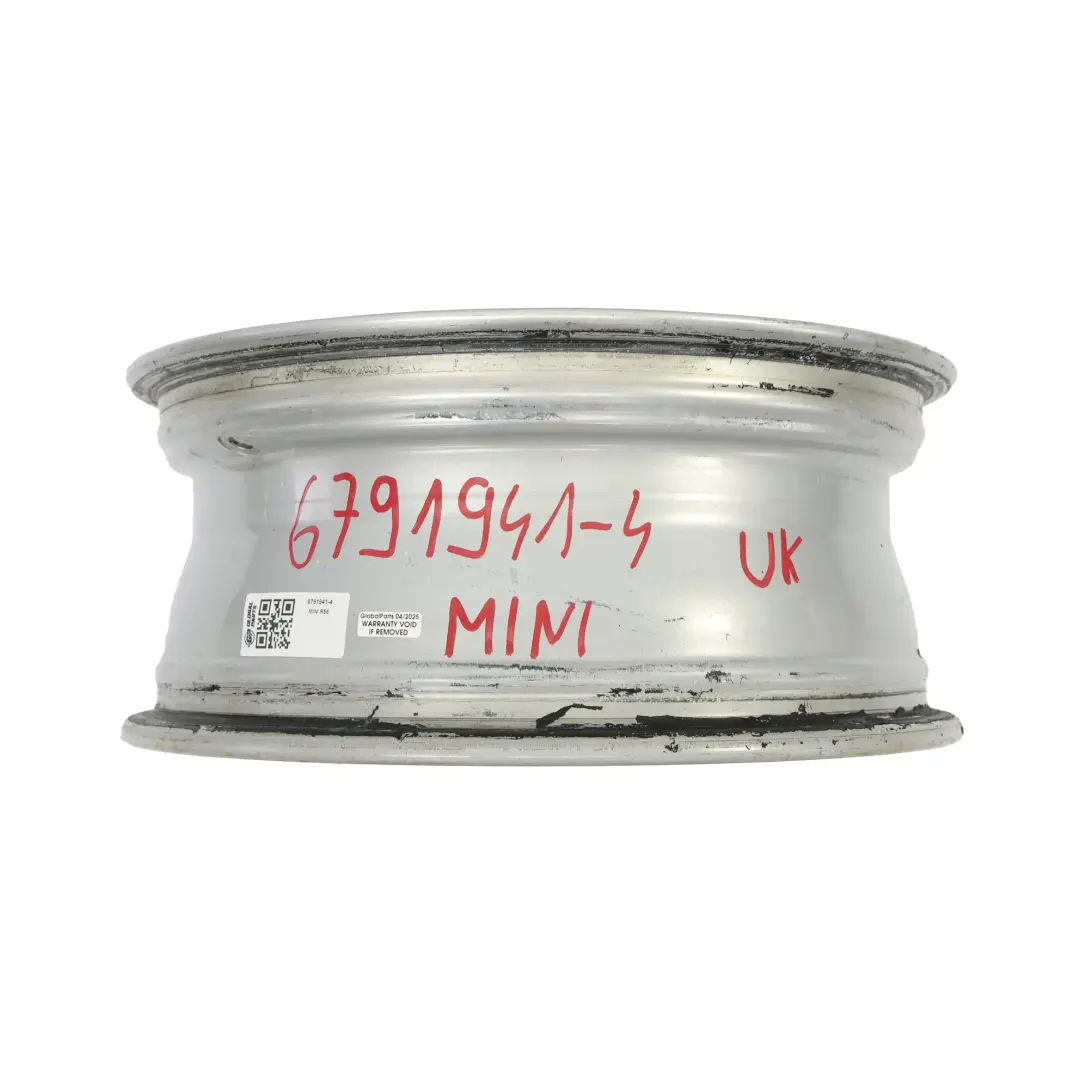 Mini Cooper R55 R56 Silver Wheel Alloy Rim 16" 6,5J ET:48 Rib Spoke 115 6791941