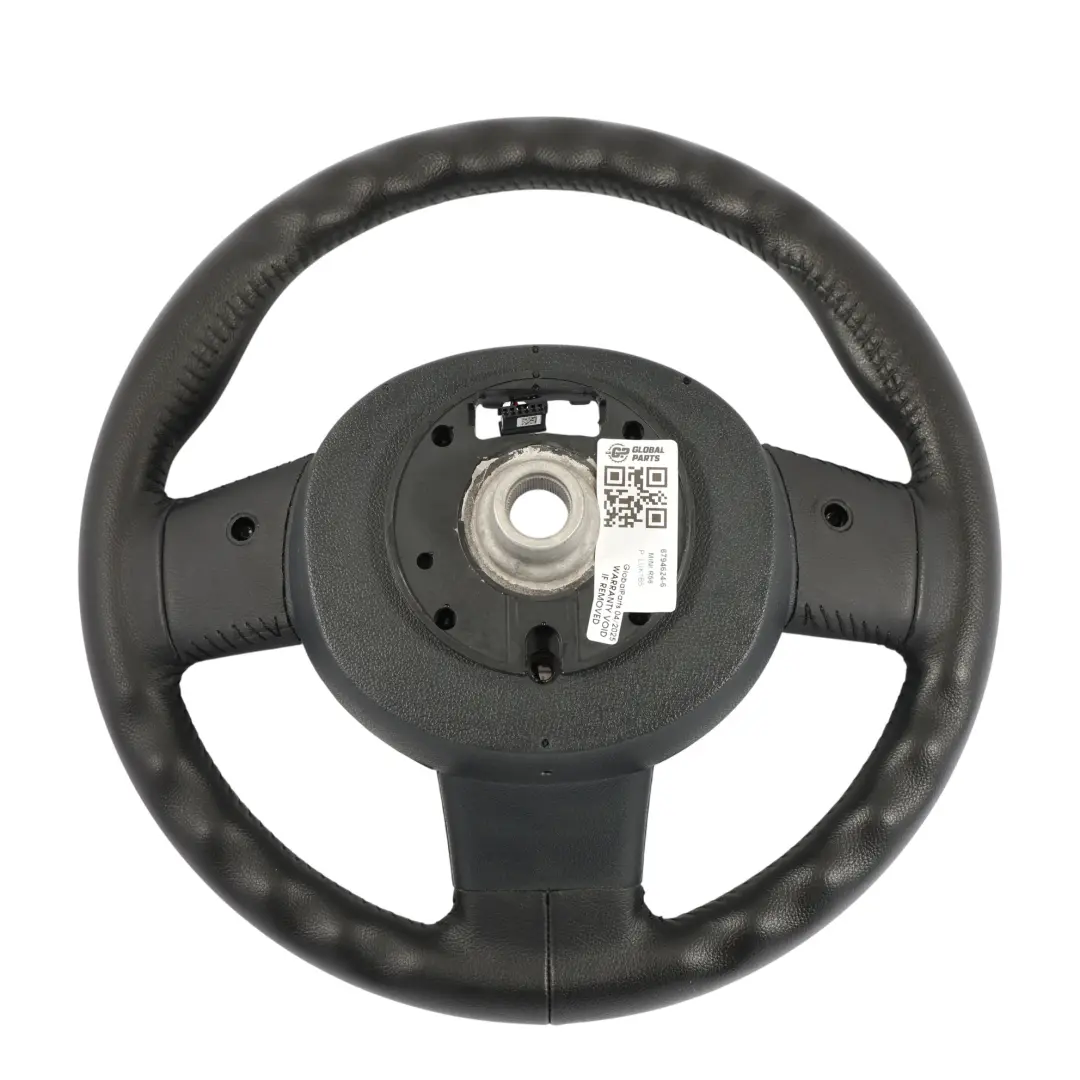Mini Cooper R55 R56 LCI R60 Black Leather Sports Multifunction Steering Wheel