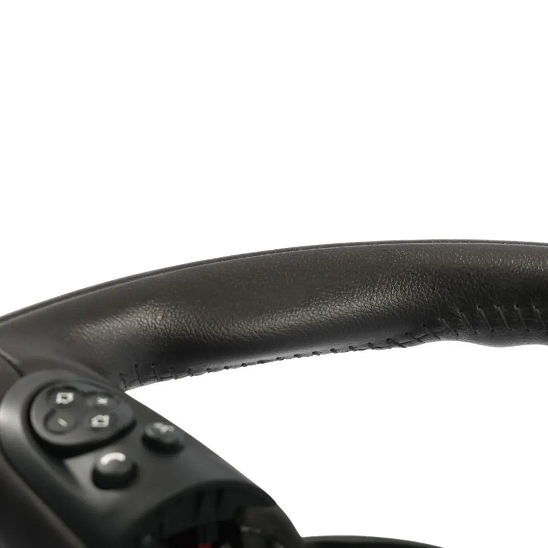 Mini Cooper R55 R56 LCI R60 Black Leather Sports Multifunction Steering Wheel