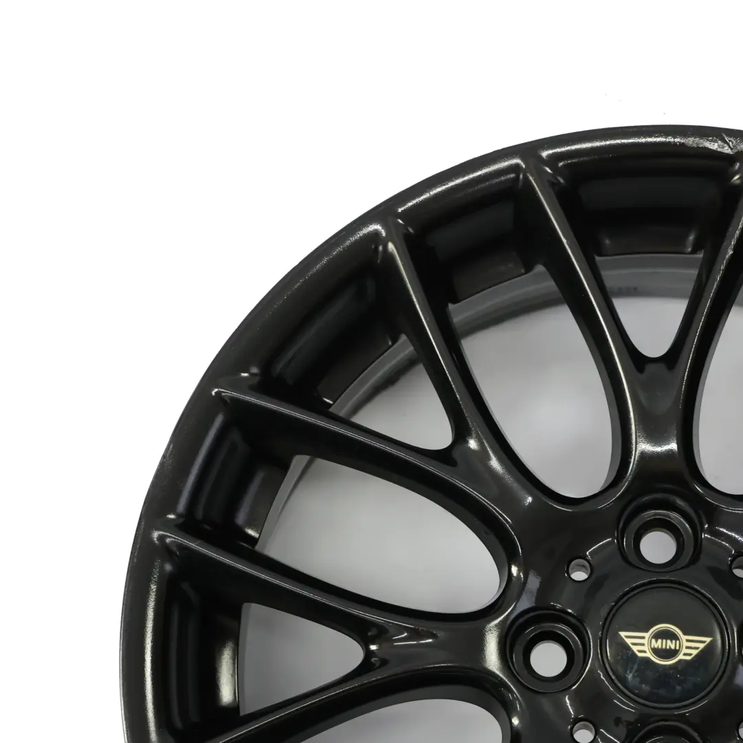 Mini Cooper R50 R55 R56 Schwarz Alu Felge 7J 17" ET:48 Cross Spoke Challenge