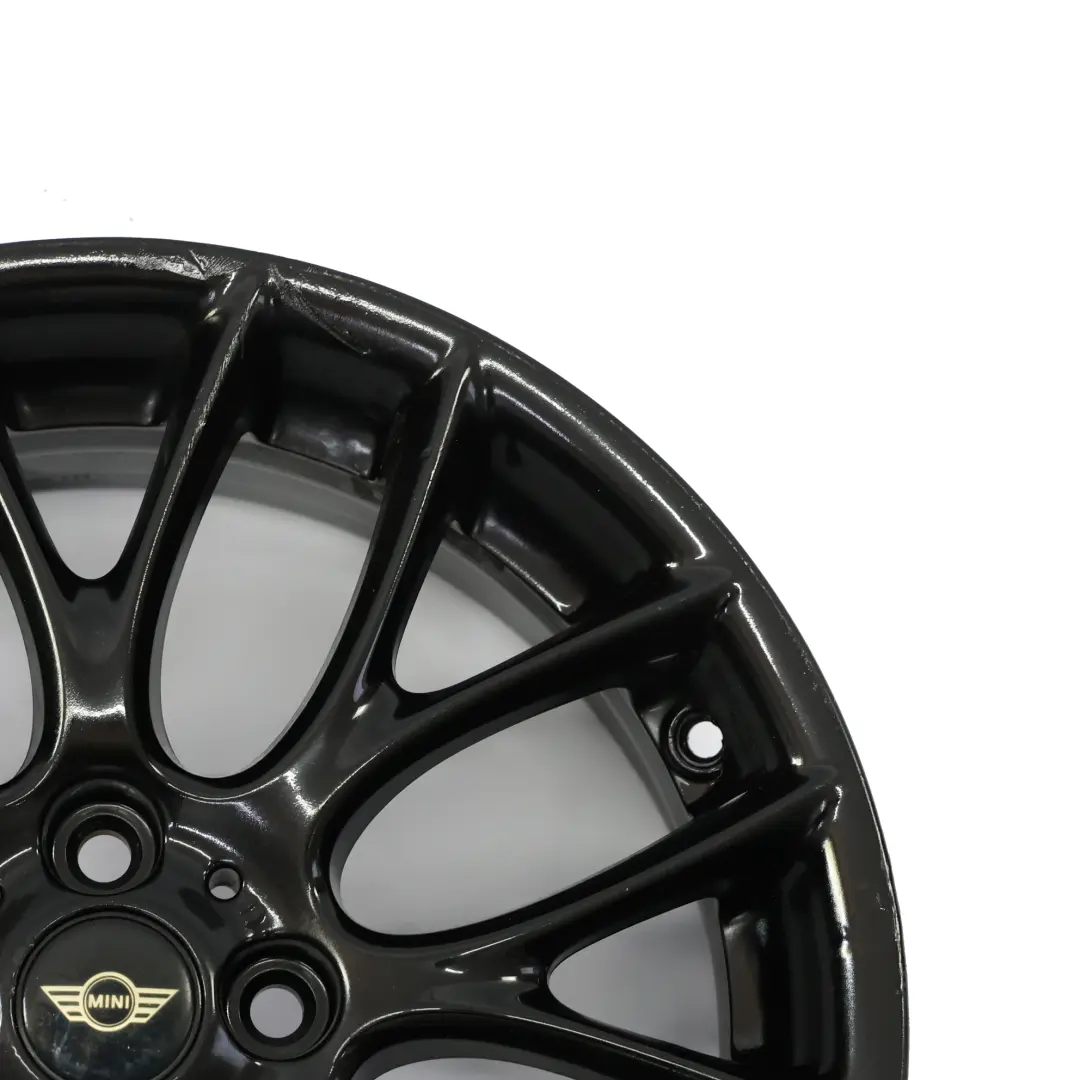 Mini Cooper R50 R55 R56 Schwarz Alu Felge 7J 17" ET:48 Cross Spoke Challenge