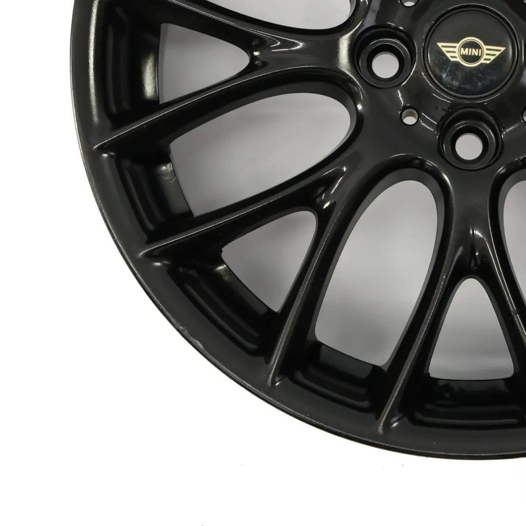 Mini Cooper R50 R55 R56 Schwarz Alu Felge 7J 17" ET:48 Cross Spoke Challenge